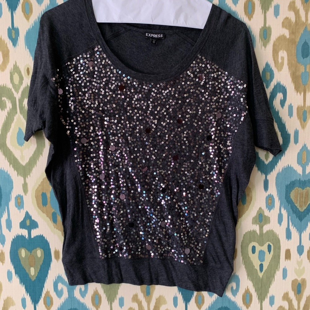Express dolman sequin too